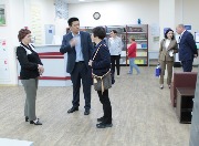 Визит директора библиотеки Даляньского университета иностранных языков
Фотограф: А. Нечаева