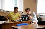 Обслуживание читателей в читальных залах и на абонементе
Фотограф(ы): Н. Ю. Машутина