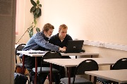 Обслуживание читателей в читальных залах и на абонементе
Фотограф(ы): Н. Ю. Машутина