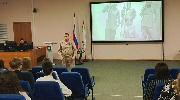 Встреча с Владимиром Дмитриевичем Михальцовым и Евгением Викторовичем Хаваевым
Фотограф(ы): В.В. Угрюмова
