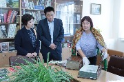 Визит директора библиотеки Даляньского университета иностранных языков
Фотограф: А. Нечаева