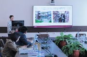 Визит директора библиотеки Даляньского университета иностранных языков
Фотограф: А. Нечаева