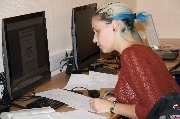 Обслуживание читателей в читальных залах и на абонементе
Фотограф(ы): Н. Ю. Машутина