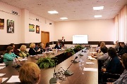 Заседание секции формирования фондов методического объединения вузовских библиотек г. Новосибирска
Фотограф(ы): Н. Ю. Машутина