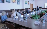 Визит директора библиотеки Даляньского университета иностранных языков
Фотограф: А. Нечаева