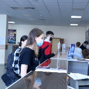Выдача учебной литературы первокурсникам 2020г. (период covid-19)
Фотограф(ы): Н. Ю. Машутина