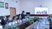 Визит директора библиотеки Даляньского университета иностранных языков
Фотограф: А. Нечаева