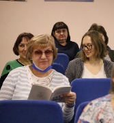 Городской научно-практическом семинар молодых специалистов «Библиотека и читатель – ищем новые форматы взаимодействия»
Фотограф(ы): Н. Ю. Машутина