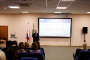 Городской научно-практический семинар молодых специалистов: «Современная библиотека: новые формы работы и библиотечные практики»
Фотограф(ы): Н. Ю. Машутина